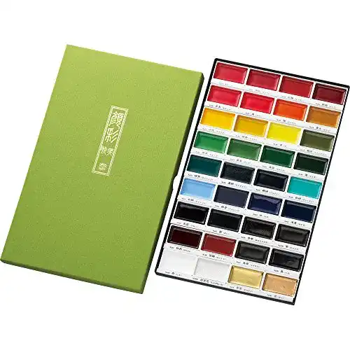 Kuretake MC20/36V Aquarellfarben Set, 36 Farben, 1 Stück