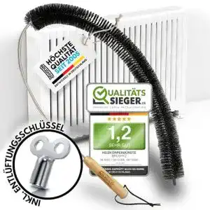 Heizkörperbürste Brushyz Heizungsbürste 117 cm für effektive Reinigung