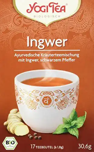 Ingwertee von Yogi Tea, Bio, 3er Pack (3 x 31 g)
