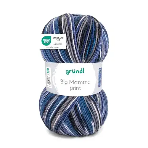 Gründl Wolle Big Mamma Print Garn 2612-48 in verschiedenen Farben