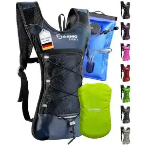 Laufrucksack SASMO Sports Trinkrucksack Blau mit Thermofach
