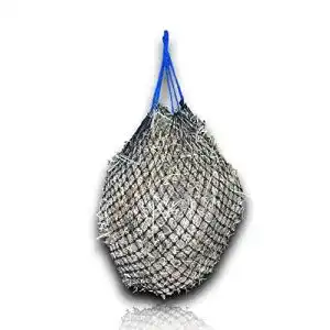 Heunetz für Pferde mit engmaschigem 3 cm Netz und Karabiner