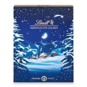 Adventskalender mit Lindt Schokolade und Pralinen für Weihnachten