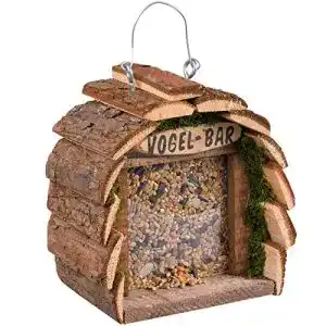 Vogelfutterhaus aus Holz von Gardigo zum Aufhängen für Vögel
