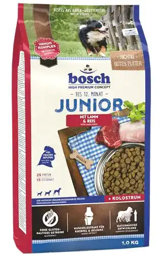 Bosch HPC Junior Hundefutter mit Lamm und Reis für Welpen