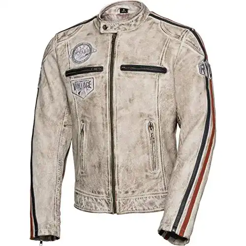 Motorrad-Lederjacke für Herren im Retro-Style von Spirit Motors