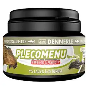 Welsfutter Dennerle Pleco Menu Herbivore 100 ml für algenfressende Welse