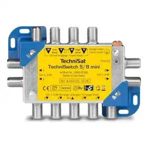 TechniSat Techniswitch 5/8 Mini Multischalter für Sat-Verteilung