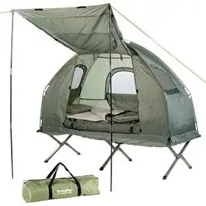 Feldbett mit Zelt von Semptec Urban Survival Technology