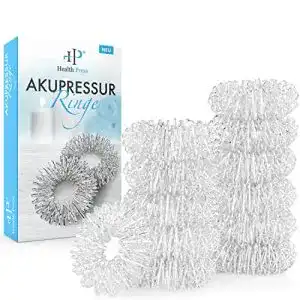 Akupressur-Ring Health Press Akupressurring Finger Klein 12er Set