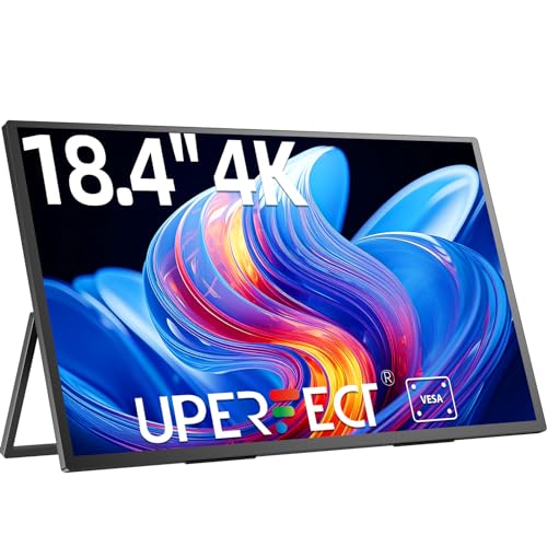 Uperfect 18 Zoll 4K QLED Portable Monitor mit USB-C und HDMI