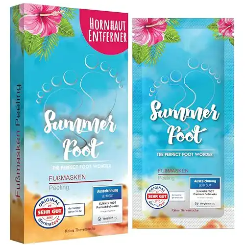 Fußmaske Summer Foot Premium Hornhaut-Socken, Maske