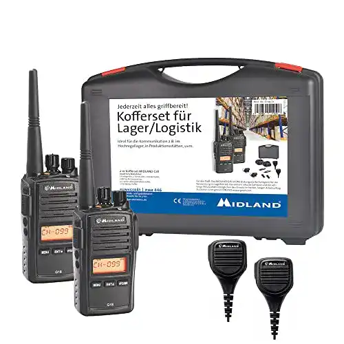 Midland G18 Pro Funkgerät mit MA 25-M C1145.S1 für PMR-Funk