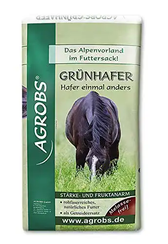 Futterhafer Agrobs Grünhafer 15 kg – Kraftfutterersatz für Tiere