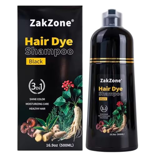 Haarfärbemittel für Herren: WESTCITY Instant Black Hair Shampoo 3 in 1