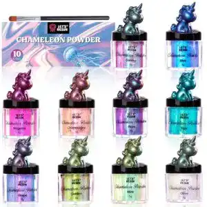 Epoxidharz-Farbe Let’s Resin Chameleon Powder, 10 Farben Shift