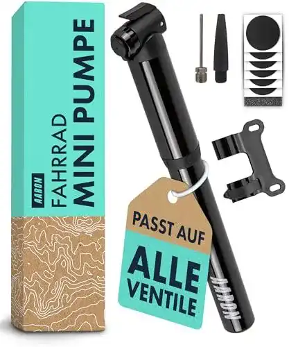 Fahrradpumpen Aaron Pocket One Mini für alle Ventile