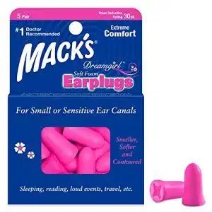 Mack’s Dreamgirl Soft Foam Ohrstöpsel für Frauen (10 Paar)
