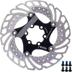 Ybeki Bremsscheibe 203 mm für Fahrräder Edelstahl Floating Rotor