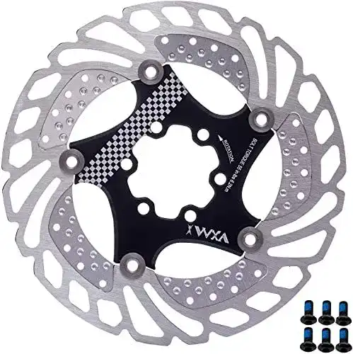 Ybeki Bremsscheibe 203 mm für Fahrräder Edelstahl Floating Rotor