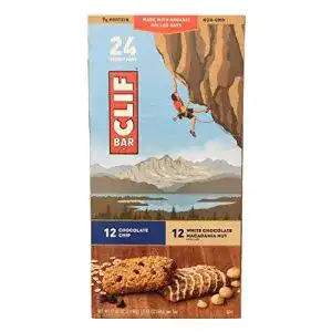Clif Riegel Variety Pack mit Chocolate Chip und White Chocolate