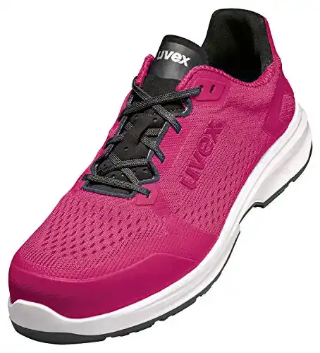 Sicherheitsschuhe S1 Damen Uvex 1 Sport Arbeitsschuhe in Pink, Größe 35