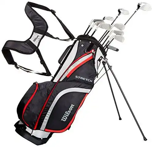 Wilson Golfset für Anfänger mit 10 Golfschlägern und Carrybag