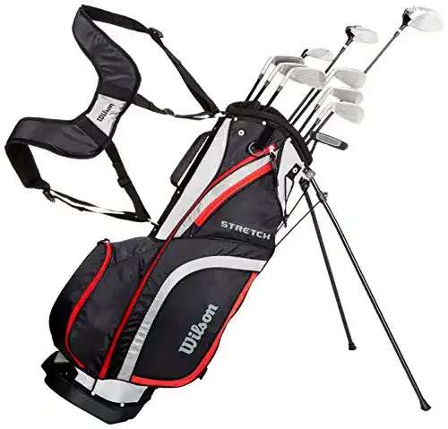 Wilson Golfset für Anfänger mit 10 Golfschlägern und Carrybag