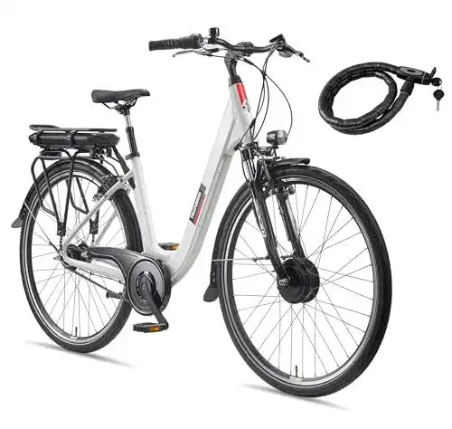 E-Bike mit Nabenschaltung von Telefunken für Damen, 28 Zoll, Elektrofahrrad