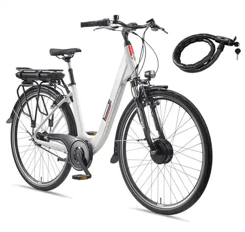 E-Bike mit Nabenschaltung von Telefunken für Damen, 28 Zoll, Elektrofahrrad
