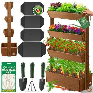 Stufenhochbeet Kesser mit 4 Etagen für Garten und Balkon