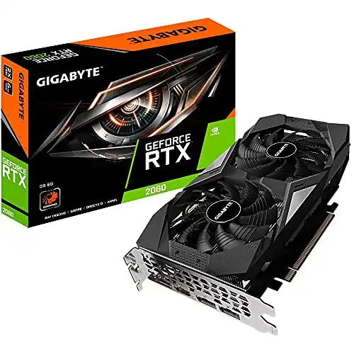 Gigabyte GeForce RTX 2060 6GB GDDR6 Grafikkarte im Vergleich