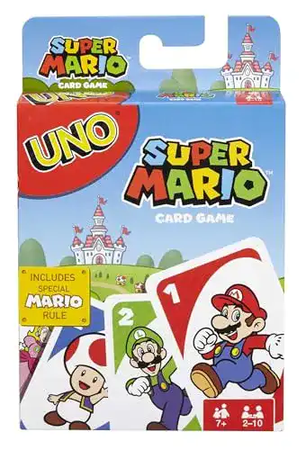 Uno Kartenspiel Super Mario für 2 bis 10 Spieler