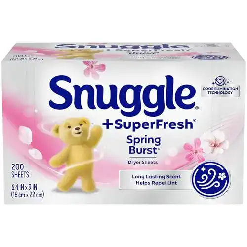 Trocknertücher Snuggle Plus SuperFresh Weichspüler mit 200 Stück