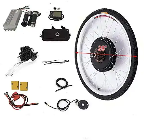 E-Bike Umbausatz WUPYI2018 36V 500W 28 Zoll Elektrofahrrad