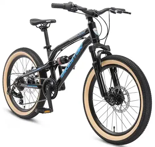 Bikestar Kinder Fahrrad Aluminium Fully Mountainbike 7 Gang
