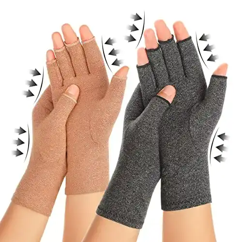 Kompressionshandschuhe Zexhoor 2 Paar für Arthritis in verschiedenen Größen