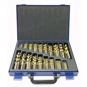 Metallbohrer Cavatiny 170-teiliges HSS Set mit Titanbeschichtung
