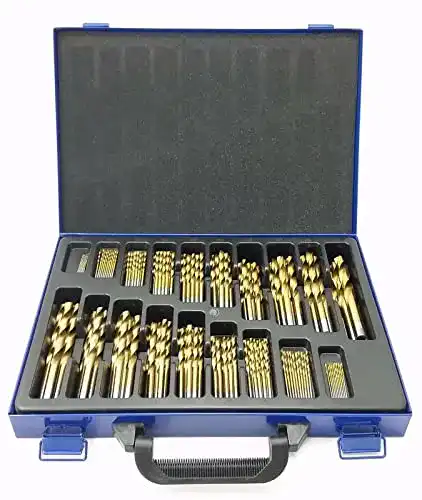 Metallbohrer Cavatiny 170-teiliges HSS Set mit Titanbeschichtung