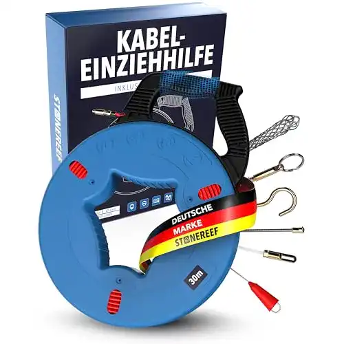 Kabeleinziehhilfe Stone Reef Einziehspirale 30 m aus Fiberglas