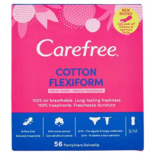 Carefree Slipeinlagen Flexiform Fresh, 1er Pack, 58 Stück