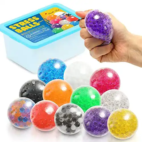 Antistressball ZaxiDeel – 12 bunte Quetschbälle zur Stressbewältigung