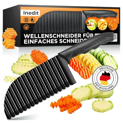 Wellenschneider Nedit Gemüse aus Edelstahl für kreative Snacks