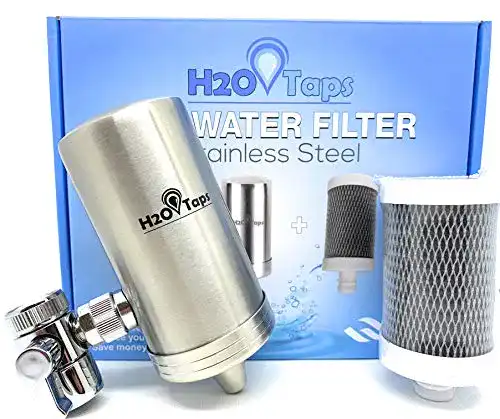 Wasserfilter für Wasserhahn H2O Taps aus Edelstahl 304