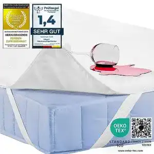 Matratzenschoner 90 x 200 Feluna wasserundurchlässig für Matratzenschutz