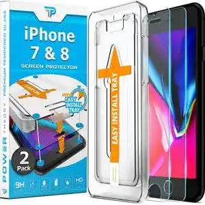 Power Theory Panzerglas für iPhone 8 und iPhone 7 Displayschutzfolie