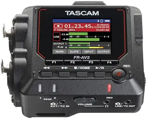 Tascam Recorder FR-AV2 2-Kanal-Audiorecorder mit XLR/TRS und Timecode
