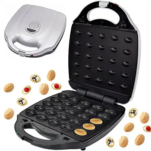 Syntrox Germany Waffeleisen für Nusswaffeln 2000 Watt