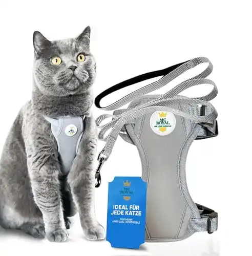Katzengeschirr MC-Royal Premium mit Leine für Katzen
