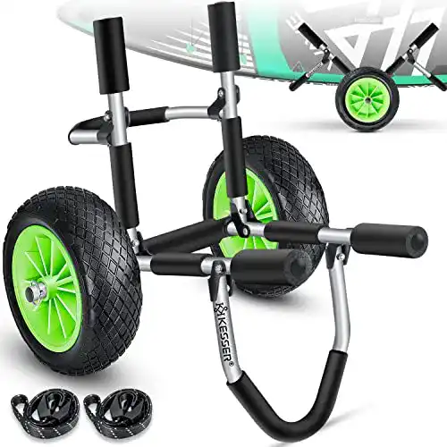 Kanuwagen Kesser Surfwagen für den Transport von SUP-Boards und Kajaks